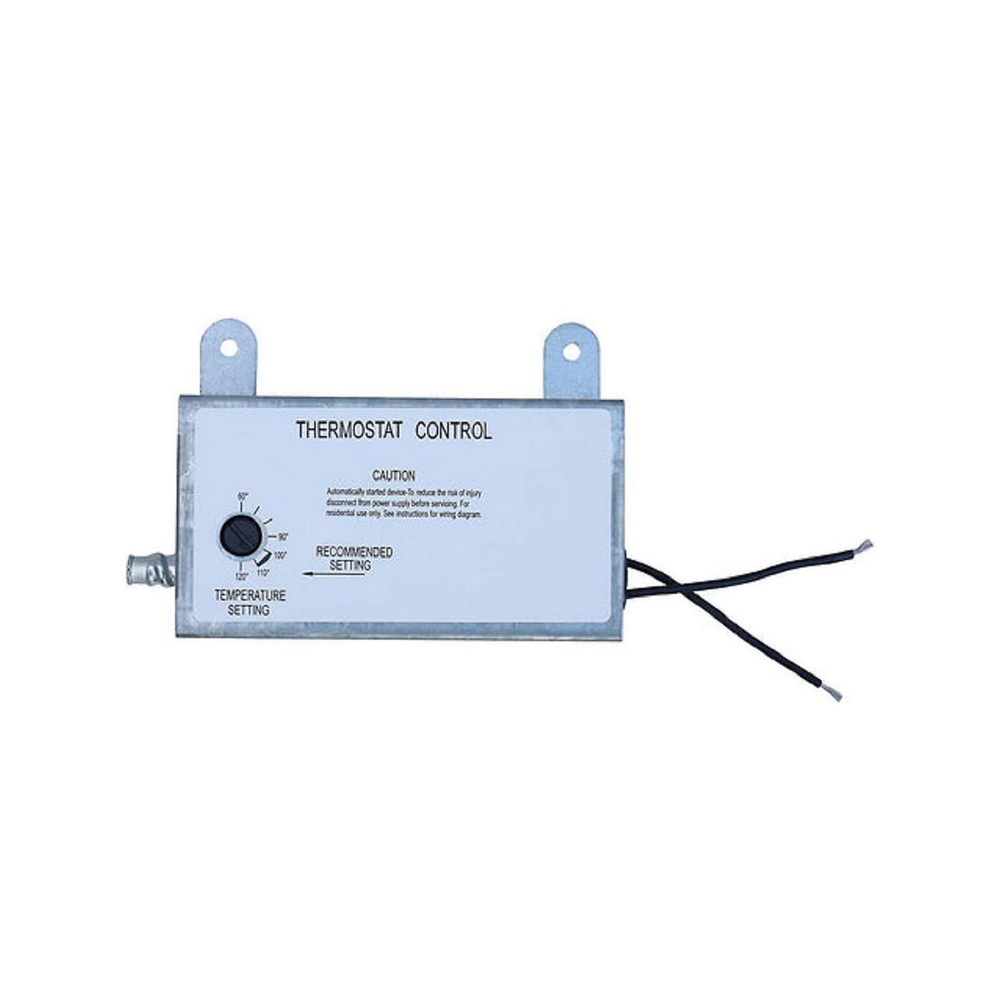 Dr. Infrared Heater iLiving Fan Thermostat Control Box — 60°F to 120°F, Compatible with Shutter and Attic Fans, 120V, Model# ILG-002T